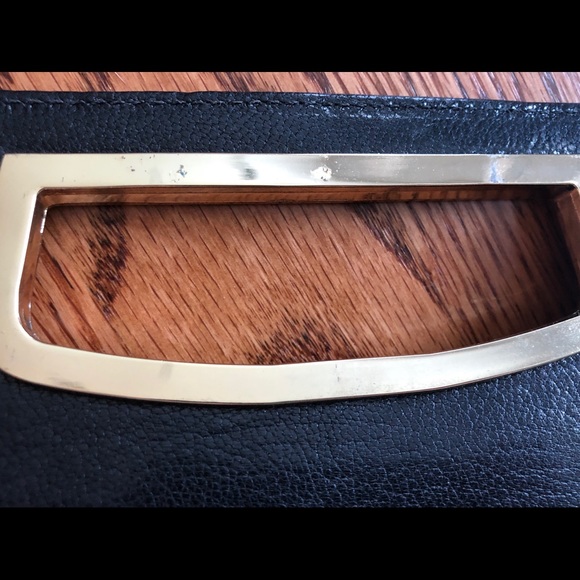 NWOT Patent Leather Snake Fold Over Clutch - Picture 7 of 12